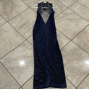 Blue dress
